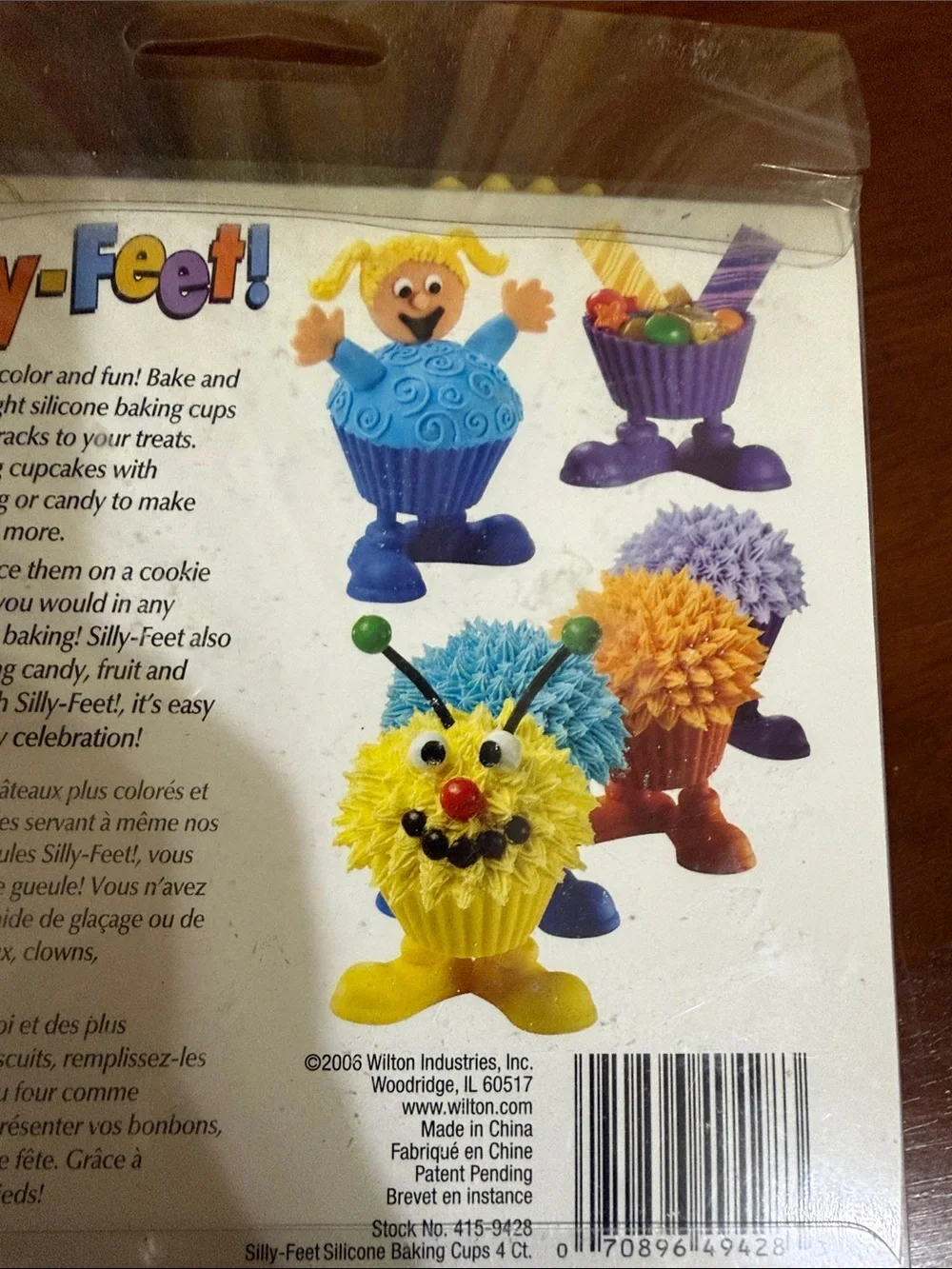 Silly Feet Silicone Baking Cups